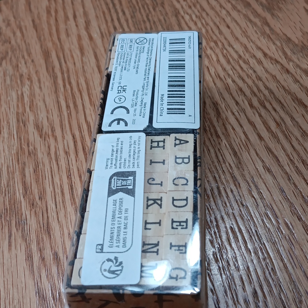 Stencil block Letters BN